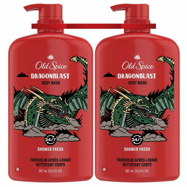 올드스파이스 바디워시 드래곤 블라스트 포맨 987ml 1+1 oldspice bodywash