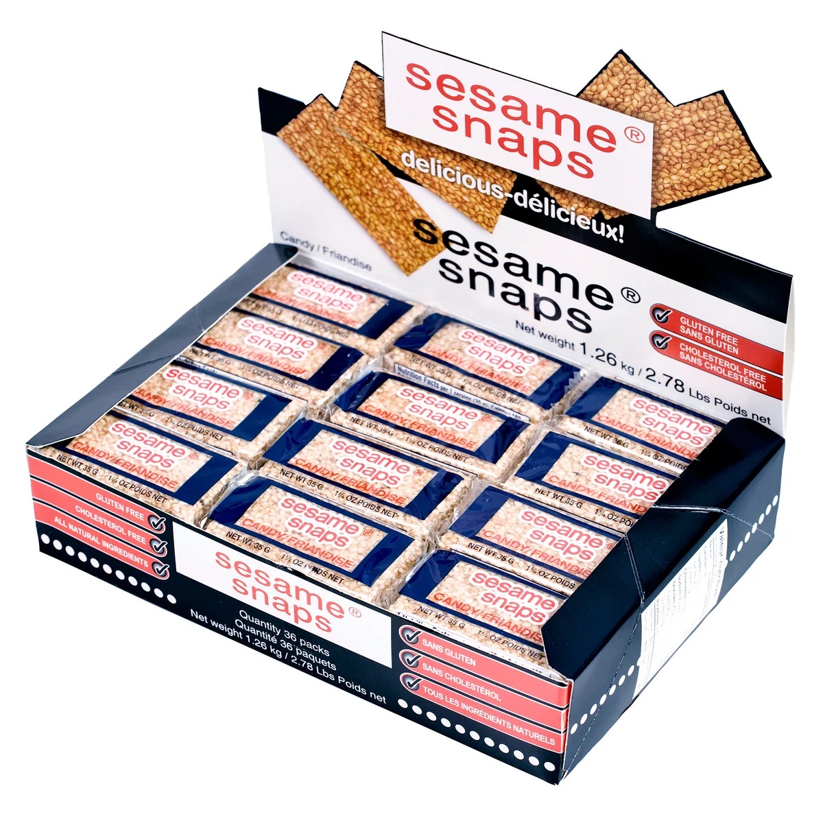 코스트코 깨강정 Sesame Snaps 참깨 스냅스 36개X35g