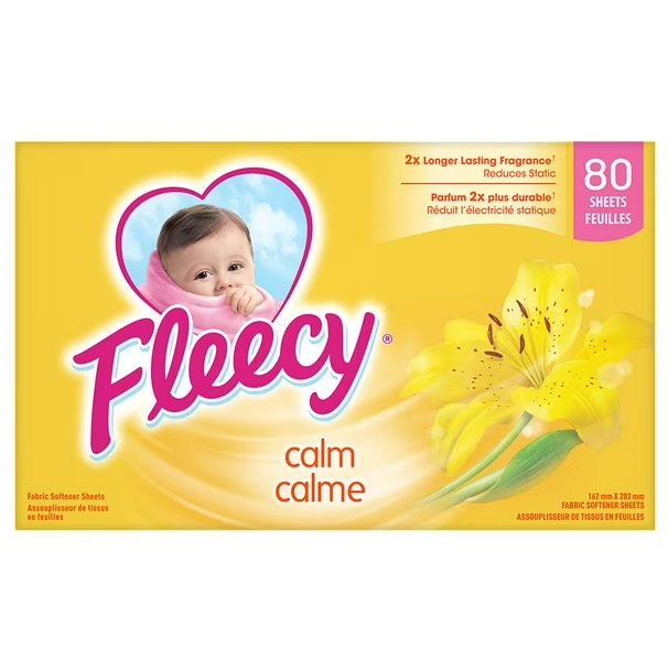 Fleecy 플리시 패브릭 건조기 시트 80매 120매 200매